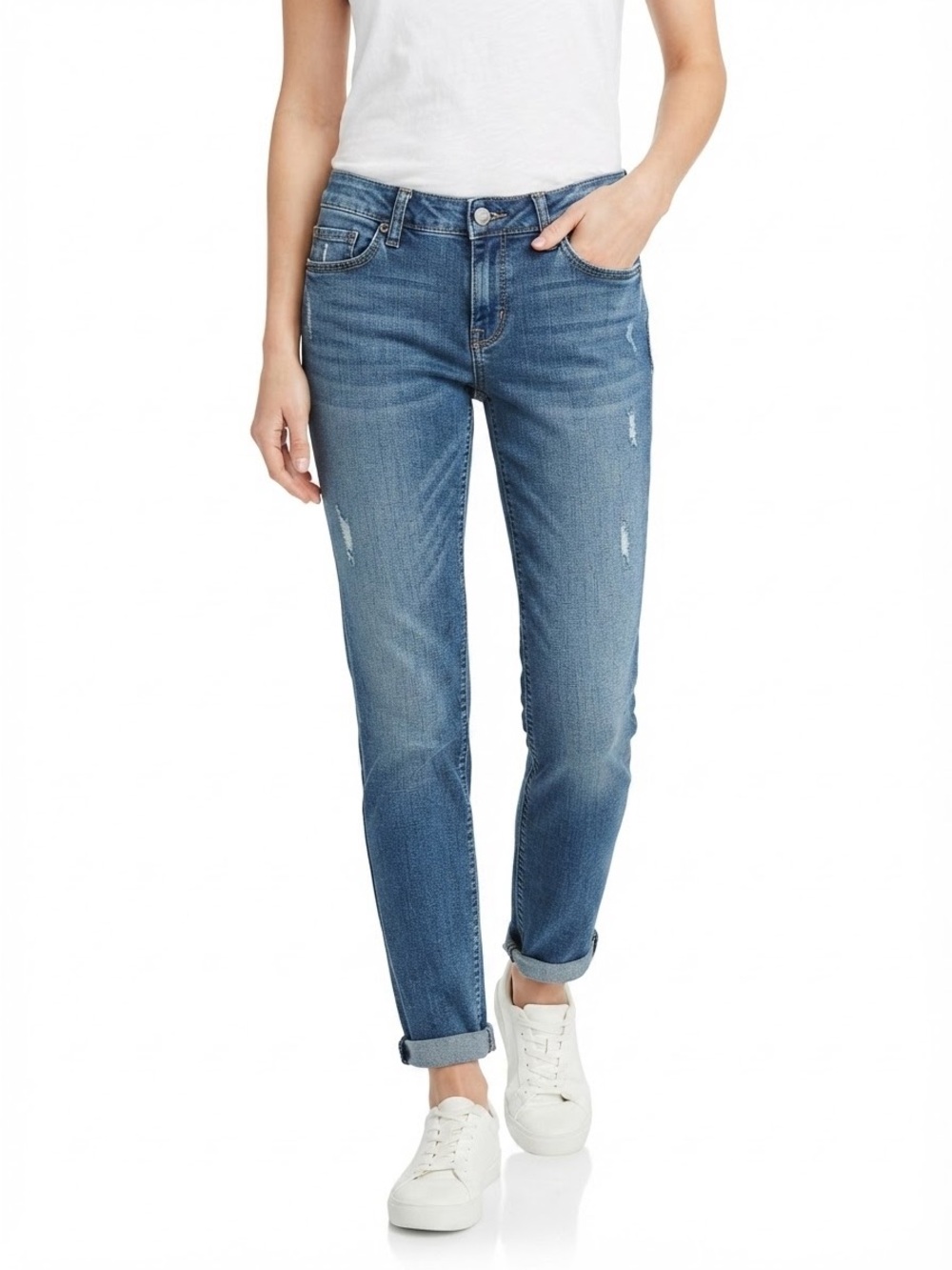 Mossimo Boyfriend Distressed Jeans 2